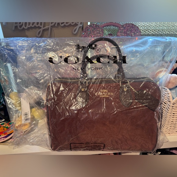 Coach Rowan Large Satchel Bag New in Plastic - Picture 7 of 7